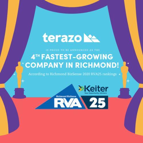 Terazo Named #4 Fastest Growing Company in RVA – RVA25